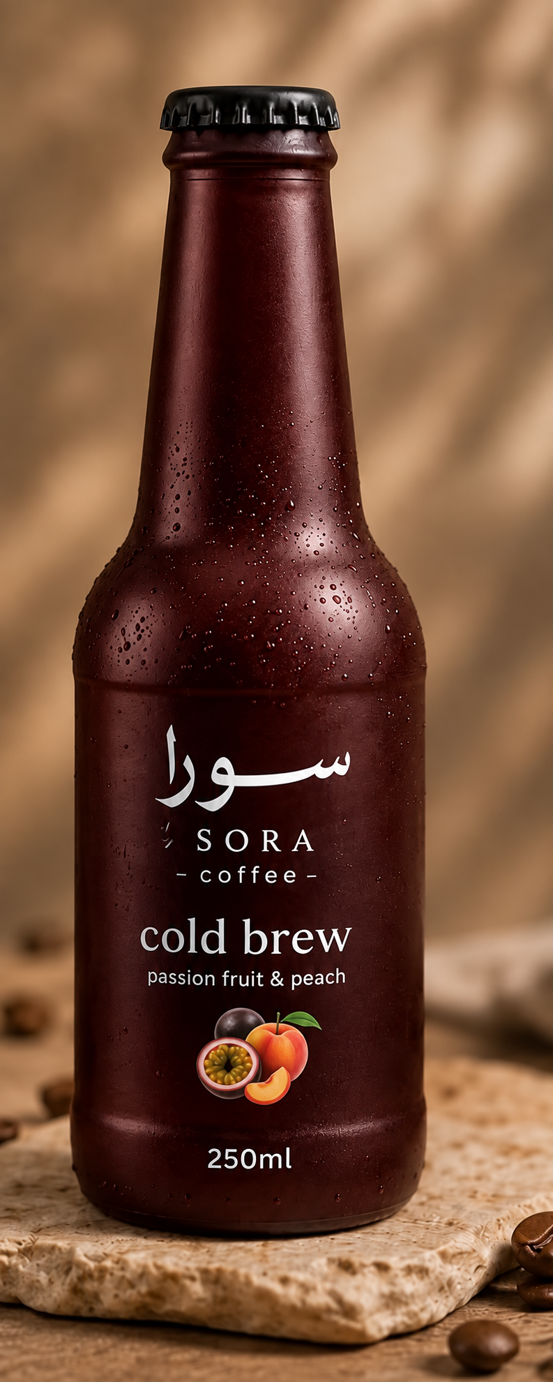 عبوة باشن خوخ بنكهة نكهة باشن فروت وخوخ